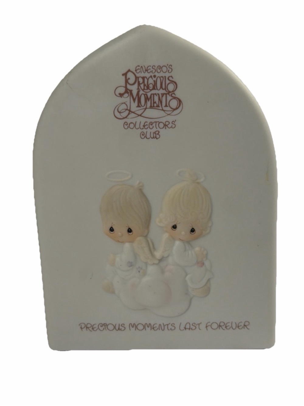 “Precious Moments Last Forever” Plaque Collectors Club 1981